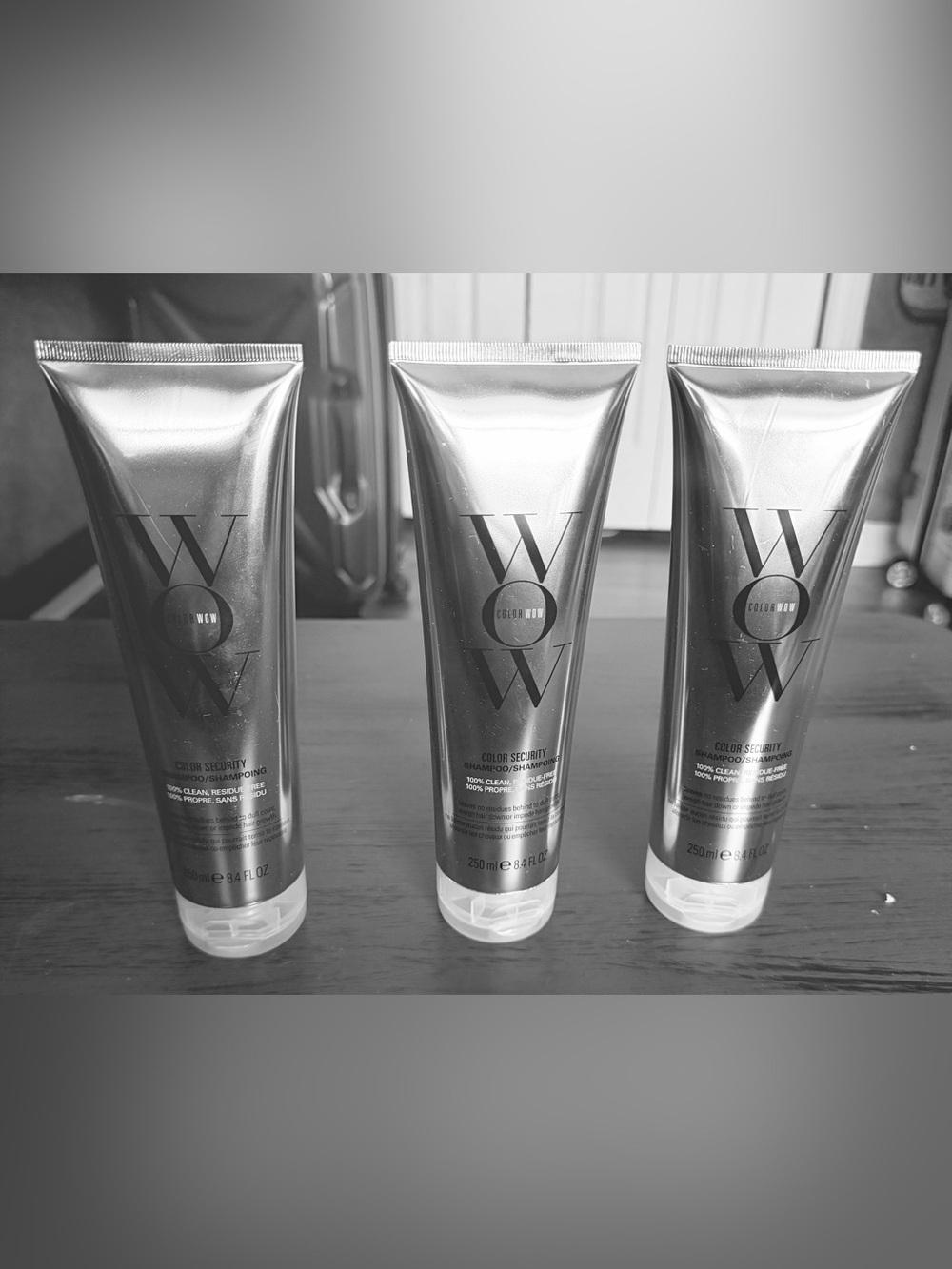 NEW!  WOW Color Security Shampoo - Silver Tube (250 ml) Lot of 4